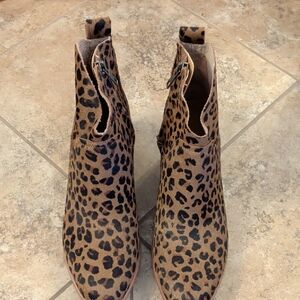 UGG Leopard Print Ankle Boots